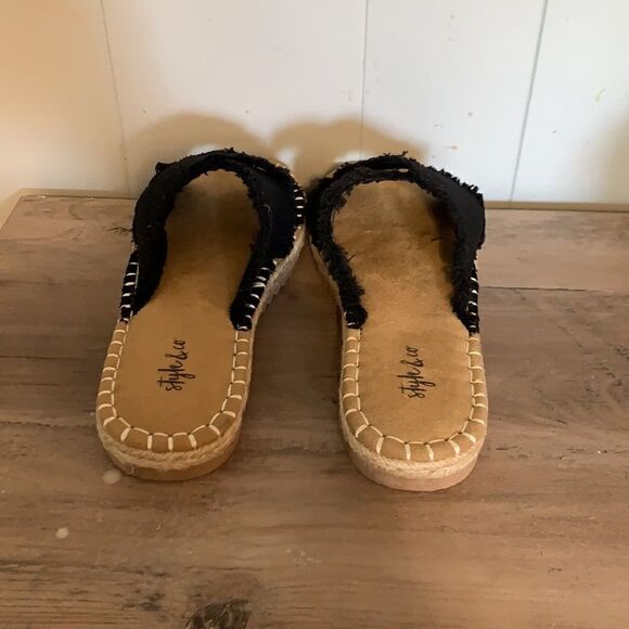 NWT Style & Co Kelt Black Sandals Size 7 - Picture 5 of 5